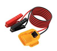 Efficient Car Jump Starter Adapter with Color Coded Clamps for Easy Positive & Denying Connection for Devices Car Jump Starter Adapter