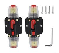 Efficient Circuit Breaker Switch for 12V/24V Systems, Designed for Manual Reset and Environmental Resilience (40A)