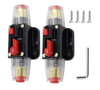 Efficient Circuit Breaker Switch for 12V/24V Systems, Designed for Manual Reset and Environmental Resilience (30A)