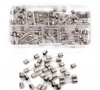 Efficient Circuit Protection with this Assorted Kit of Quick Blow Glass Tube Fuses Contains 150pcs (0 1A 30A)