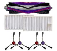 Efficient Cleaning Roller Brush and Filter Kit for M9, For VCR S10 Plus, and For Eureka E20 Plus 1 Main Brush and 2 Filters (A)