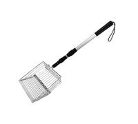 Efficient cleaning tool for cat litter sifters with winged handles for trash cans with sieving shovels for chicken sheds expandable metal cat waste