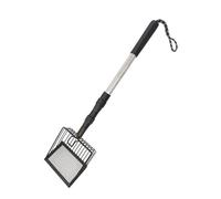 Efficient cleaning tool for cat litter sifters with winged handles for trash cans with sieving shovels for chicken sheds expandable metal cat waste