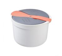 Efficient Cooking with Portable Microwave Rice Cooker Steamer, for Quick Meals, Perfect for Road Trips and Office Use