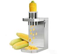 Efficient Corn Sheller Machine - 40W Automatic Corn Thresher, One-Touch Operation & 3cm Cutting Head, Quick Processing for Ra-w/Cooked Corn - Great for Catering & Home Cooking