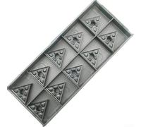 Efficient Cutting with 10PC TNMG160404TF IC907 Carbide Inserts Designed for External Turning Applications