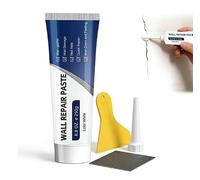 Efficient Drywall Repair Kit with Scraper, Wall Mending Agent White Spackle for Surface Mending, Tile Gap Filler, Fast Dry Wall Repair Paste for Dents, Wall Holes, Cracks, Scratches and Graffiti (1)