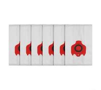 Efficient Dust Collection Vacuum Bags Compatible with For Miele For Hoover Series Set of 6 Easy Replacement Options (Red 6pcs)