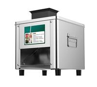 Efficient Electric Meat Cutter with Stainless Steel Blade for Quick Cubing & Shredding of Chicken, Fish, Beef & Vegetables - Perfect Kitchen Tool for Chefs