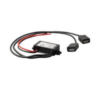 Efficient Energy Transfer Device for Automobiles Transforms Twelve or Twenty Four Volt Current into a User Friendly Five Volt Output via Two Connections