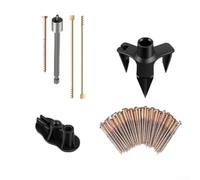 Efficient Floor Noise Repair Kit with 5 Tools and 50 Screws for Quick Fixes on Wooden Floors