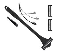 Efficient Grooming Tool for Men 2 in 1 Back Scrubber and Shaver with Three Layer and Ergonomic Handle Comfortable Grip Shaver