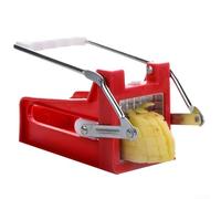 Efficient Handheld Potato Cutter for Quick and Easy Slicing of Vegetables Safe and Simple Operation (A)