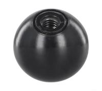 Efficient Handle Ball Nut for Lathe and Pharmaceutical Production Equipment Built for Rigorous Industrial Environments (M6-25 iron black)
