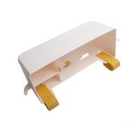 Efficient Hanging Storage Basket with Side Hooks for Easy Organization at Your Bedside in a For Dorm or Bedroom (White)