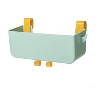 Efficient Hanging Storage Basket with Side Hooks for Easy Organization at Your Bedside in a For Dorm or Bedroom (Green)