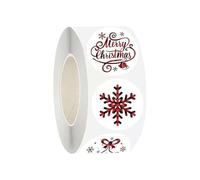 Efficient Holiday Decors Sticker Krafts Paper Christmas Snowmans Santa Clauses Pattern Snowflake Sticker