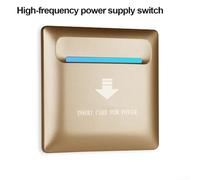 Efficient Hotel Power Control Switch 13 56MHz Frequency for Energy Savings and Guest Access Management (Gold)
