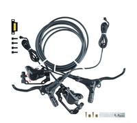 Efficient Hydraulic Disc Brake Kit for Electric Scooters Includes Front and Rear Calipers with SM Interface