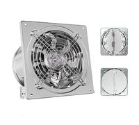 Efficient Industrial Explosion Proof Axial Fan, 7 Inch Portable Through Wall Extractor Exhaust Ventilation BlowerSilver220V