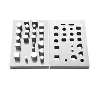 Efficient Jewelry Punches Set with Round Square Flower and Heart Cutting Molds for Professional Crafting and Repair Professional Cutter