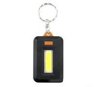 Efficient LED Flashlight with Click Style Activation Offers Bright Light for Navigation in the Dark or Checking Surroundings (Orange)