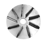 Efficient Livestock Hair Removal Wheel Metal Shaving Plate Scrapers Disc for Cattle Goat Pigs Quick Cleaning Solution Farm Animal Hair Removal Stainless Steel Grinder Disc with Ergonomic Designs for