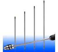 Efficient M10 Chuck Deep Hole Drilling Rod Hex Holder Designed for Tight Corners and Heights (400mm)