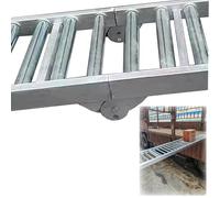 Efficient Manual Roller Conveyor Belt for Goods Transfer | Perfect for Warehouse Logistics & Home DIY Projects | Heavy-Duty Adjustable Space-Saving Design