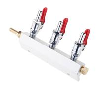 Efficient Metal CO2 Regulator Splitter Suitable with Various and Sodas Systems Beverage Dispenser Accessory Club Equipment Link