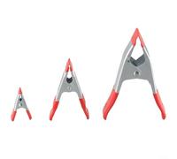 Efficient Metal Spring Clamps with Rubber Pads Suitable for Various Support Needs in Carpentry (3PCS)