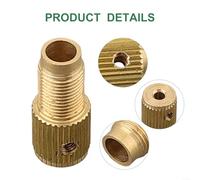 Efficient Mini Brass Drill Chuck M8 with Connecting Rod for Small Electric Motor Integration (M8-3.17mm)