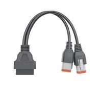 Efficient Motorcycle Scanner Adapter Cable 6+4 Pin Diagnostic Task Efficient Diagnostic Motorcycle Essential Tool