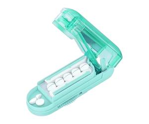 Efficient Multi Tablet Cutter that Holds Several Medications Together for Quick Weekly Dose Preparation Small Bolus Cutter