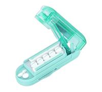 Efficient Multi Tablet Cutter that Holds Several Medications Together for Weekly Dose Preparation Small Bolus Cutter