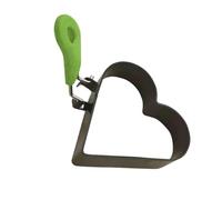 Efficient Nonstick Heart Eggs Rings Molds with Silicones Handle Ideal for English Muffins and Breakfast Burgers Nonstick Eggs Rings