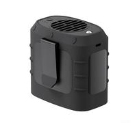 Efficient Outdoor Waist Fan Portable Design with High Wind Power and USB Battery Life Extender (Black)
