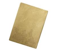 Efficient Passports Protectors with Interactive World Map Embroidery Set Passports Case for Journey Mileposts Customizable Travel Journal Passport Cover