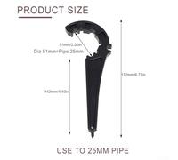 Efficient PE Pipe Quick Connect Fittings Wrench Installation, High Pressure Resistance (25mm)