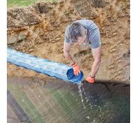 Efficient Perforated Drainage Pipe - Perfect for French Drains, Foundation Protection, and Garden Yard Drainage Systems - Optimize Water Management and Prevent Flooding