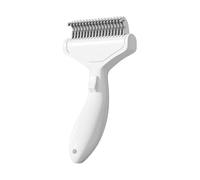 Efficient Pet Deshedding Tool Stainless Steel Teeh Grooming Brush for Loose Hair Detangling Mats on Dog Cats Pet Deshedding Brush