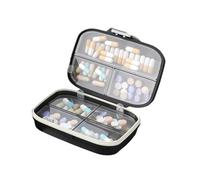 Efficient Pills Case Weekly Supply for Elderly Travelers Portable Size Seven Compartment Box