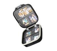 Efficient Pills Case Weekly Supply for Elderly Travelers Portable Size Seven Compartment Box