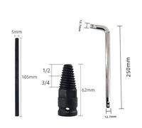 Efficient Pipe Broken Screw Extractor Remover 12inch Efficient Pipe Suitable for Home Including Professional Repair Technicians Construction Crafted from high-Quality Tool (b)