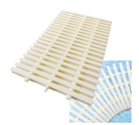 Efficient Pool Drain Overflow Grate - 15 Pack White 20x100CM Shower & Sewer Grating for Driveways, Gutters, Patios & Commercial Use - Durable Drainage Solution