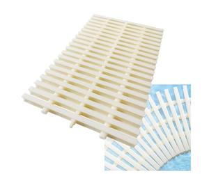 Efficient Pool Drain Overflow Grate - 15 Pack White 20x100CM Shower & Sewer Grating for Driveways, Gutters, Patios & Commercial Use - Durable Drainage Solution