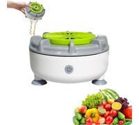 Efficient Portable Fruit and Vegetable Washers, Upgraded Ultrasonic Automatic Washer Spinner Machine, for Washing Fruits, Vegetables, Grain (E(purify) Plug-in)