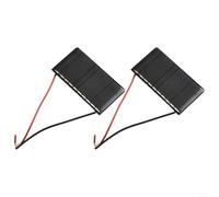 Efficient Portable Solar Panel 5V 60mA for DIY Projects, for Small Electronics and Renewable Energy Applications (5pcs)
