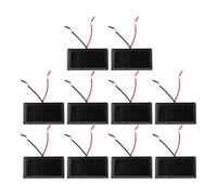 Efficient Portable Solar Panel 5V 60mA for DIY Projects, for Small Electronics and Renewable Energy Applications (10pcs)