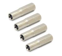 Efficient Practical 6.35mm to 4mm Conversion Adapter Suitable for Seamlessly Tool Integration Crafted from Carbon Steel Heavy Duty Adapter